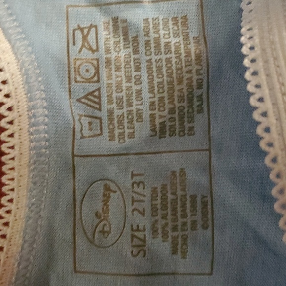 NEW Disney Cinderella Girls Blue Tank Top & Underwear - Size 2T-3T - Picture 4 of 8